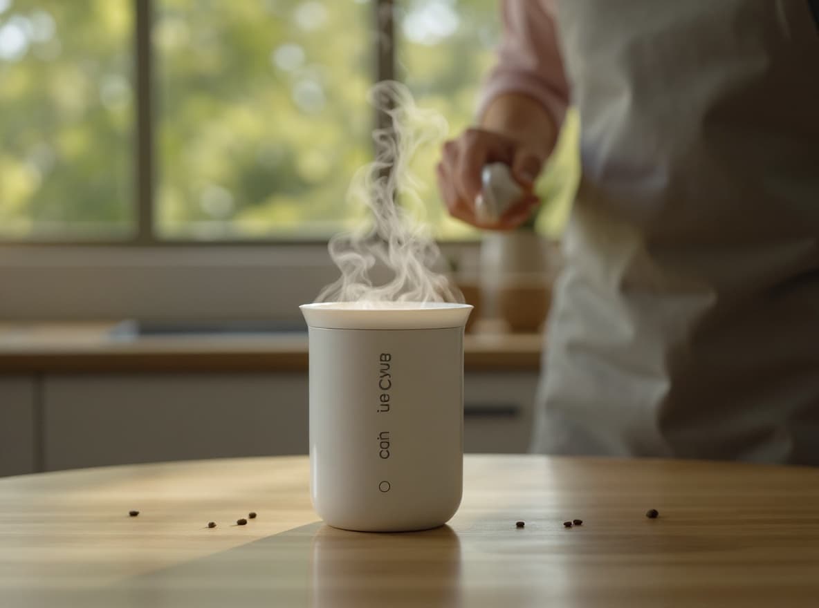 Cup brews automatically