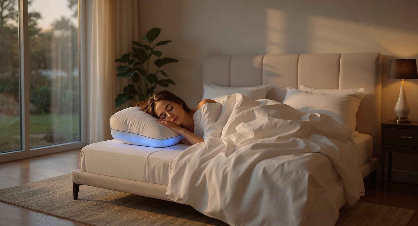 DreamGuard Pillow in use